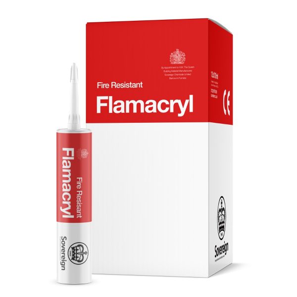 Flamacryl Cartridge For sealing expansion, contraction and construction joints