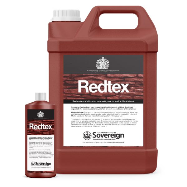 Redtex Red liquid pigment dispersion cement colourant